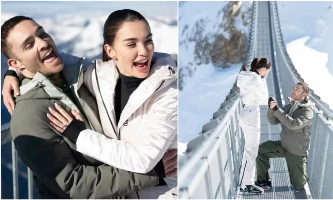 Enchanted Love: Amy Jackson’s Mountain-Top Engagement and the Cinematic Journey Beyond