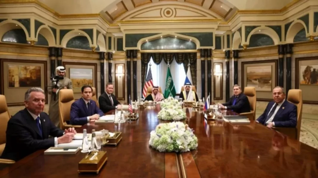 US and Russian Officials Hold Crucial Peace Talks in Riyadh Amid Tensions Over Ukraine Conflict