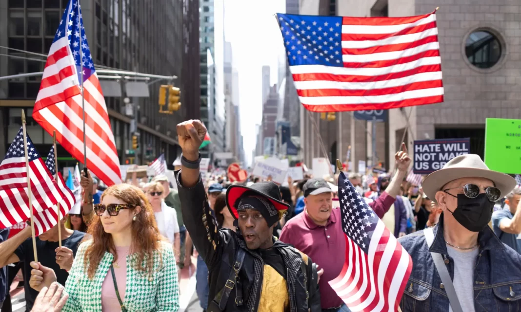 Thousands Rally Nationwide Against Trump’s Political Agenda