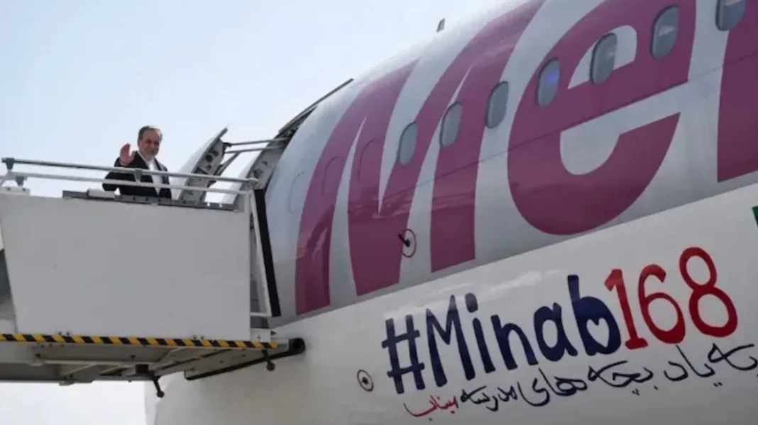 Araghchi Arrives in Delhi on ‘Minab 168’ Aircraft for BRICS Meeting